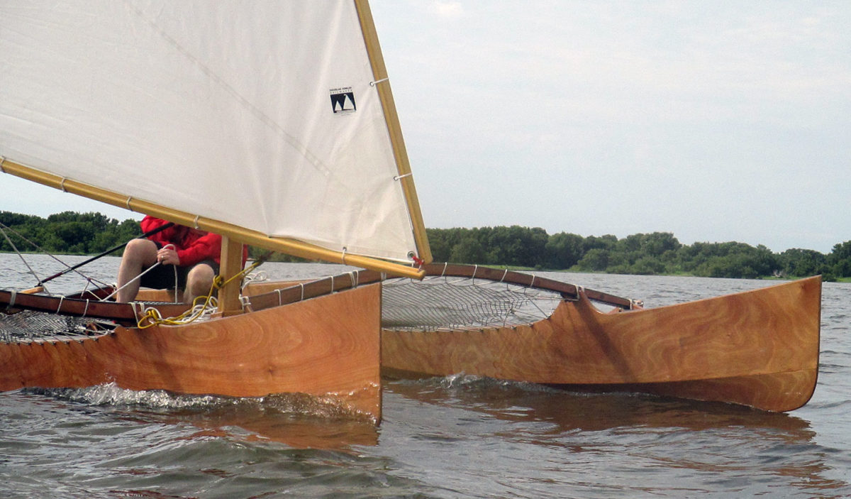 The Outrigger Junior is a modern adaptation of a Pacific canoe