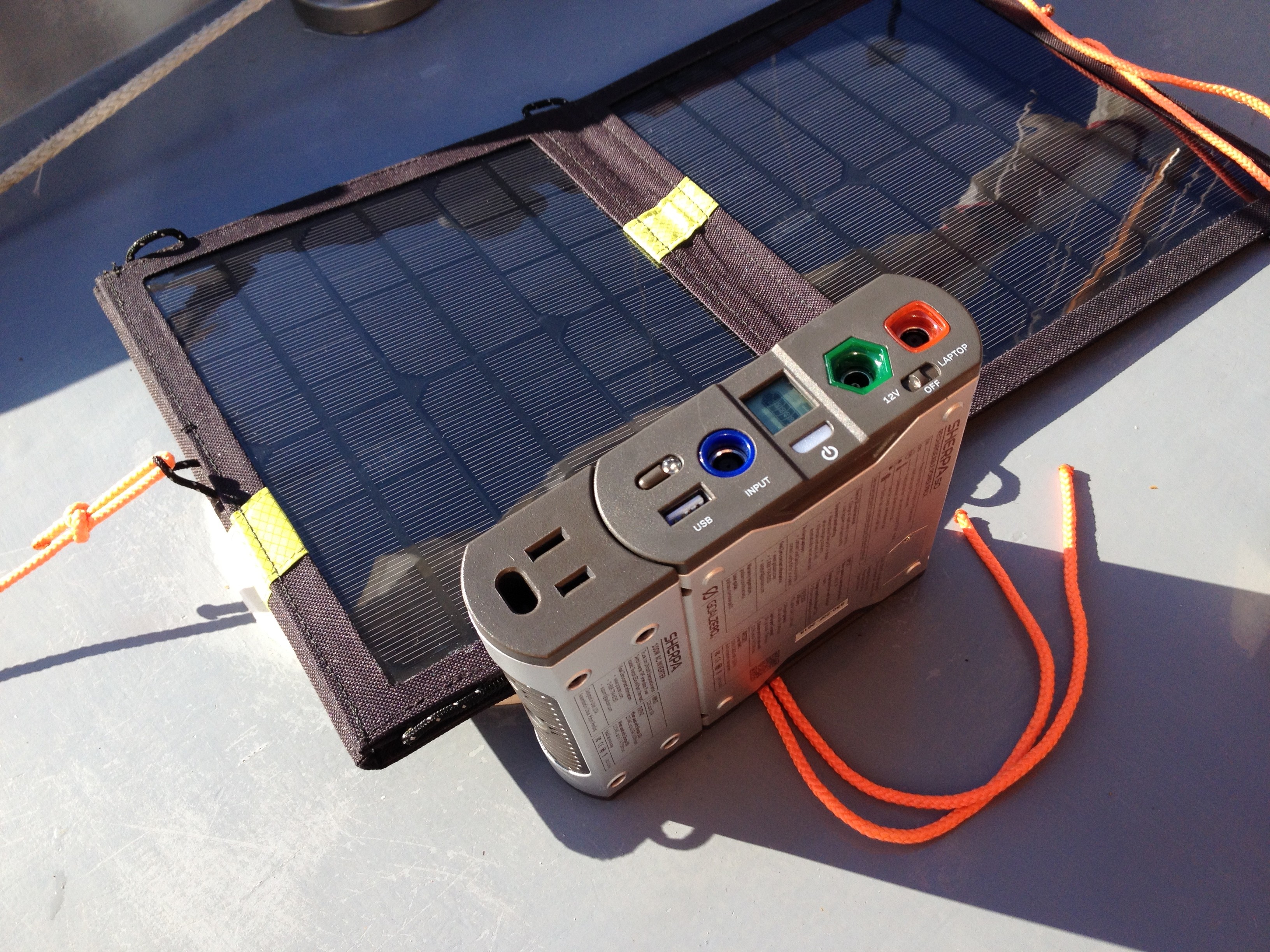 A Portable Solar Charging Kit Small Boats Magazine