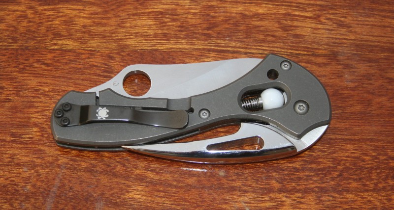 The Salt Tusk has titanium grips and a LC200N steel blade.