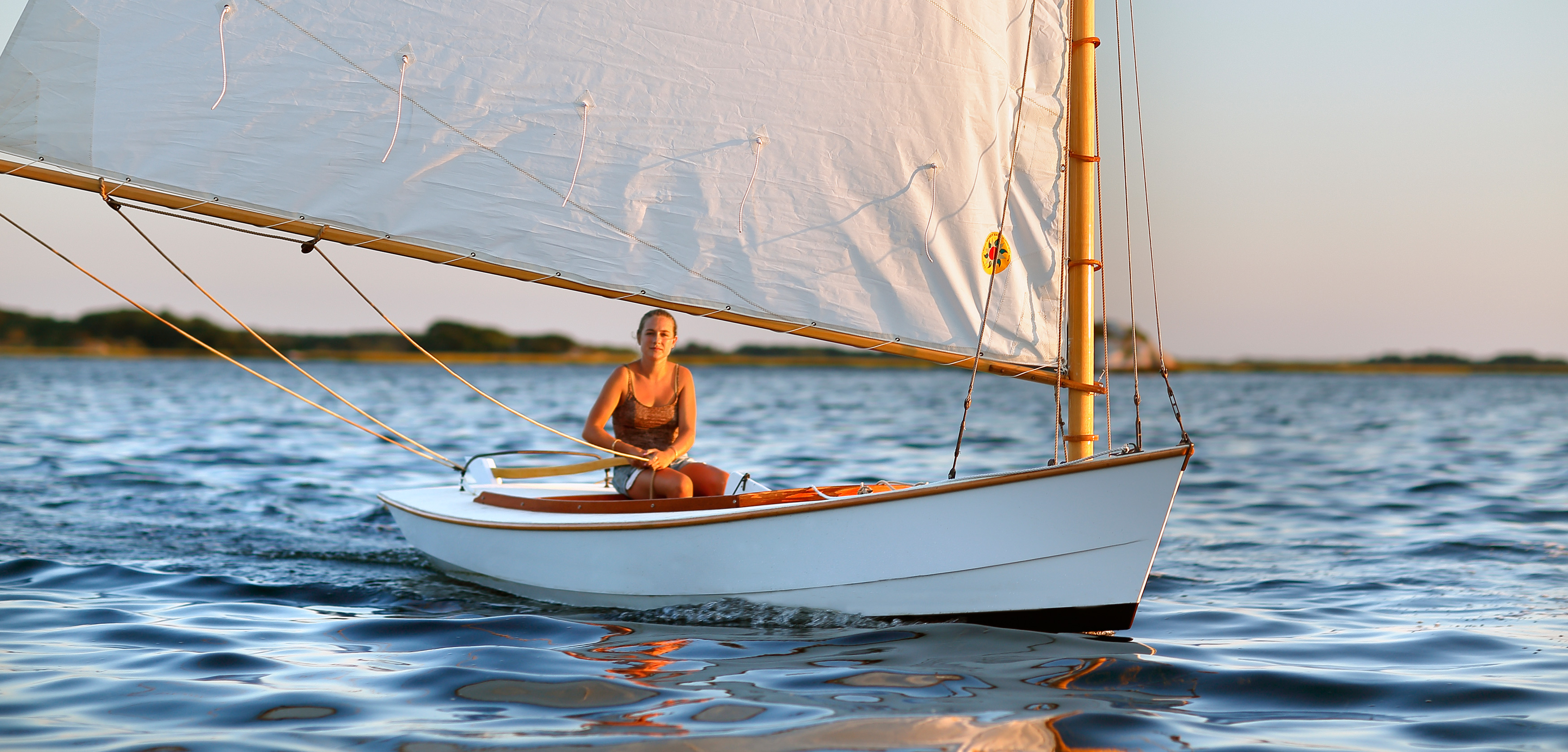 classic small sailboat