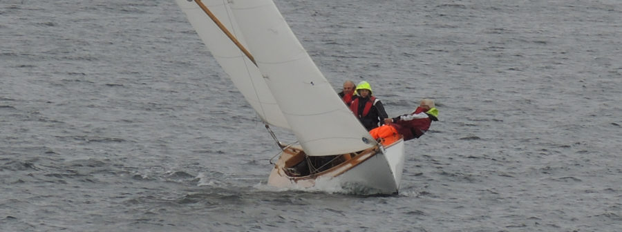 lapstrake sailboat