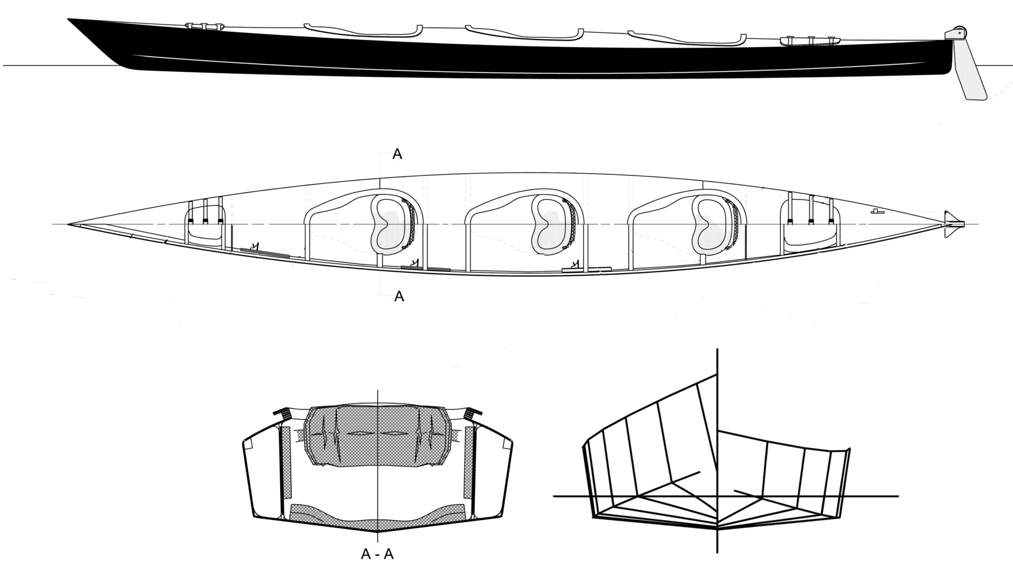 Guillemot kayaks чертежи