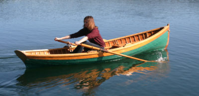 For Mary Sack, John's daughter, and her two brothers, rowing has been one of the pleasures visiting the family cabin on Clear Lake.