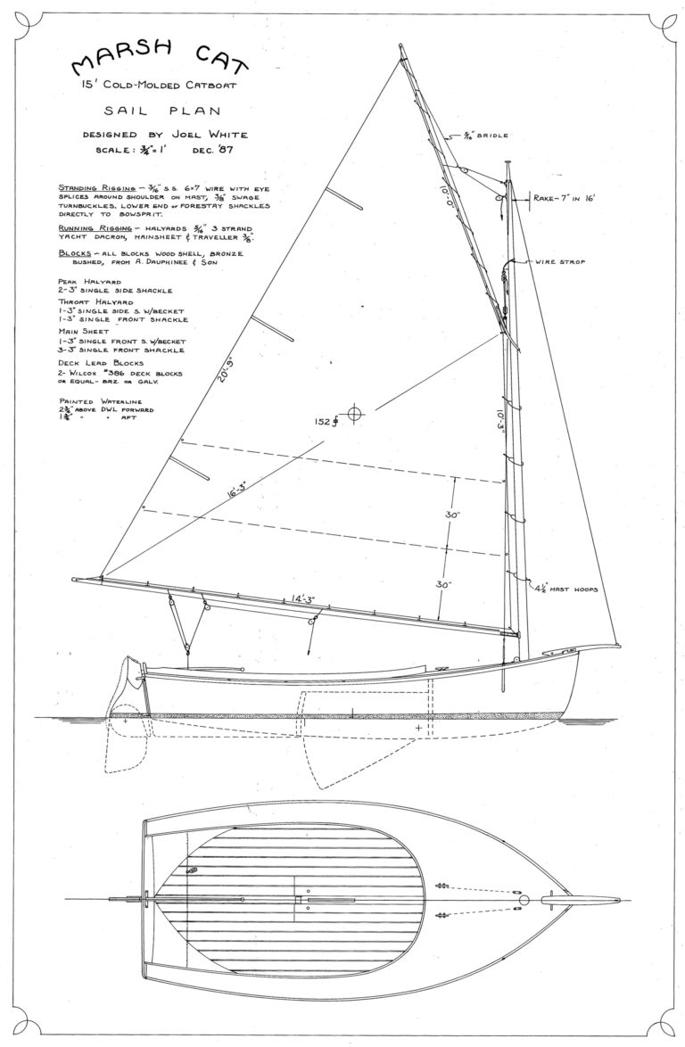 marsh cat sailboat plans