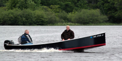 With his brother at the helm, the author enjoys the results of his 5-year project.