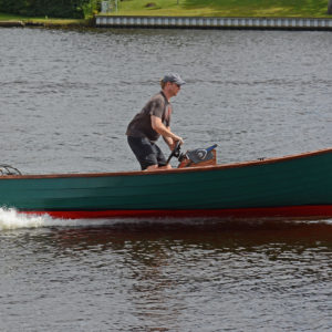 A Lapstrake Jericho Bay Lobster Skiff