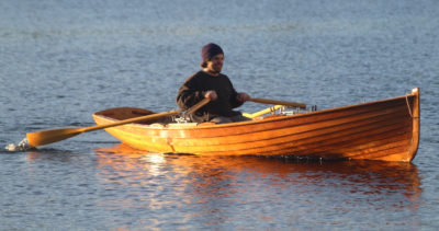 The original mechanism that inspired Gig Harbor's Front Facing Rowing System and the design for this New York Whitehall both date back to the late 1800s.