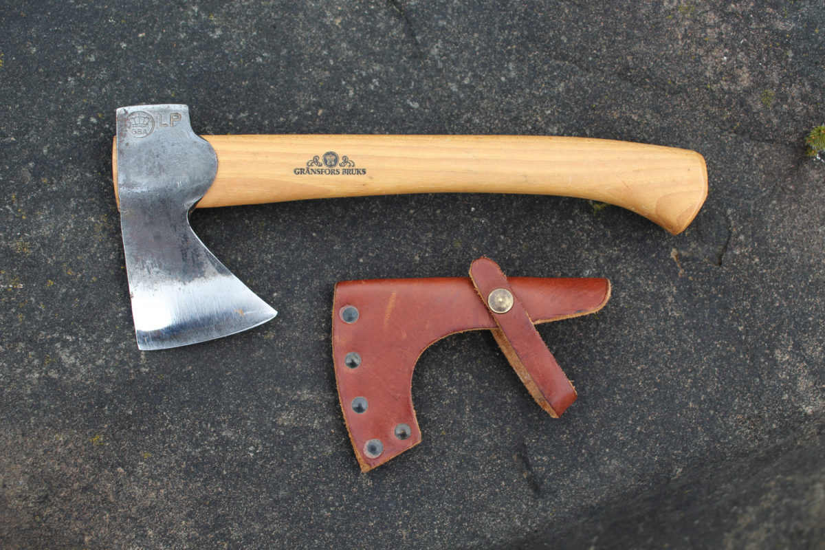 The Small Hatchet is small enough to be tucked into a pants pocket.