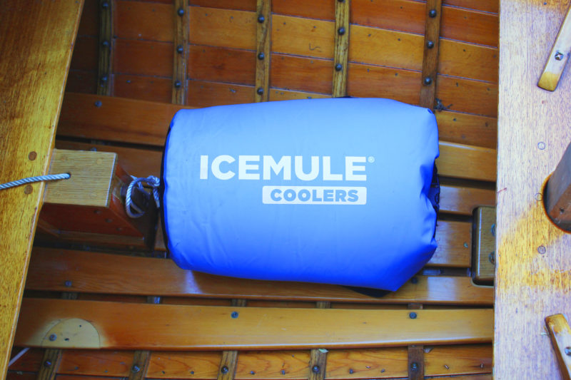The IceMule cooler is a dry bag within a dry bag with insulation in between the two.