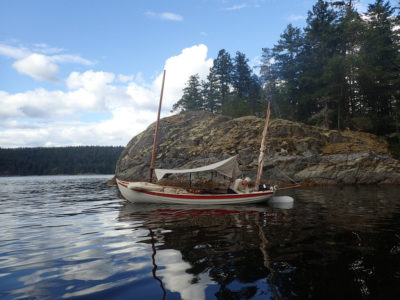 The yawl rig has advantages beyond those for sailing. The two masts support a fly that can be set open for shade and a cooling breeze, or...