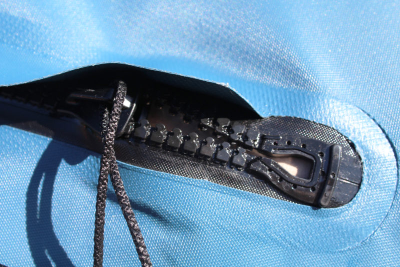 The SealLine Duffle has a YKK waterproof zipper.
