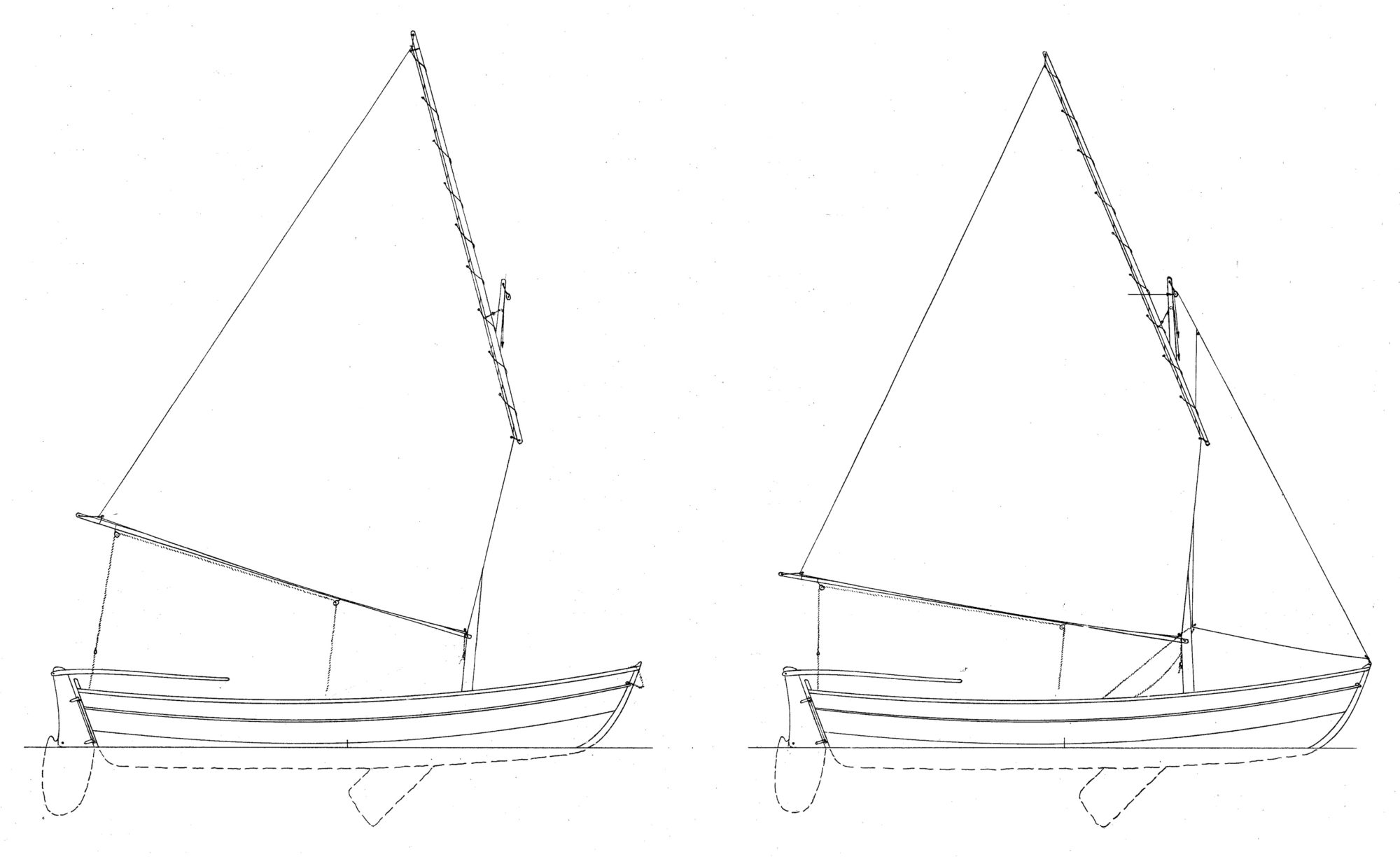 pooduck skiff sailboat