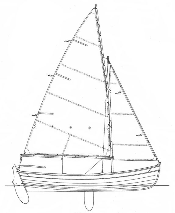 12' maine peapod wooden boat kit legacy nautical boat