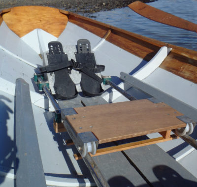 The seats are supplied without pads. Those are left to the rower to select to suit individual preferences.