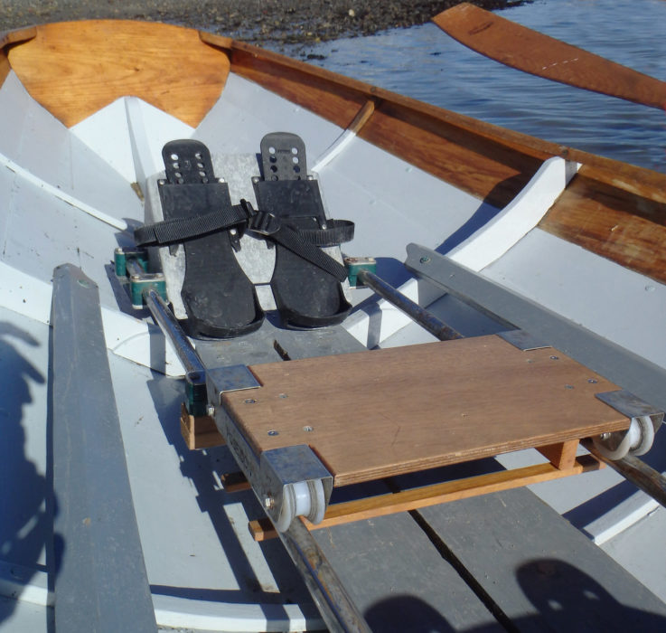 The seats are supplied without pads. Those are left to the rower to select to suit individual preferences.