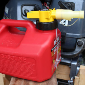 No-Spill Gasoline Can