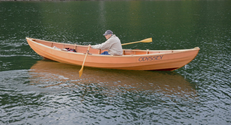 On a cool October afternoon, Harvey takes to the oars, glides gracefully into retirement.