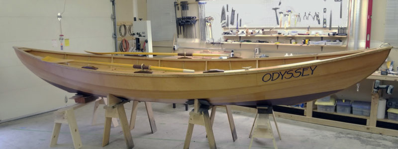 Four years in the making, ODYSSEY is finished and ready for the water.