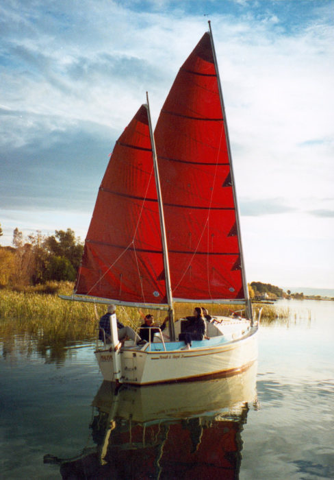 building a sharpie sailboat