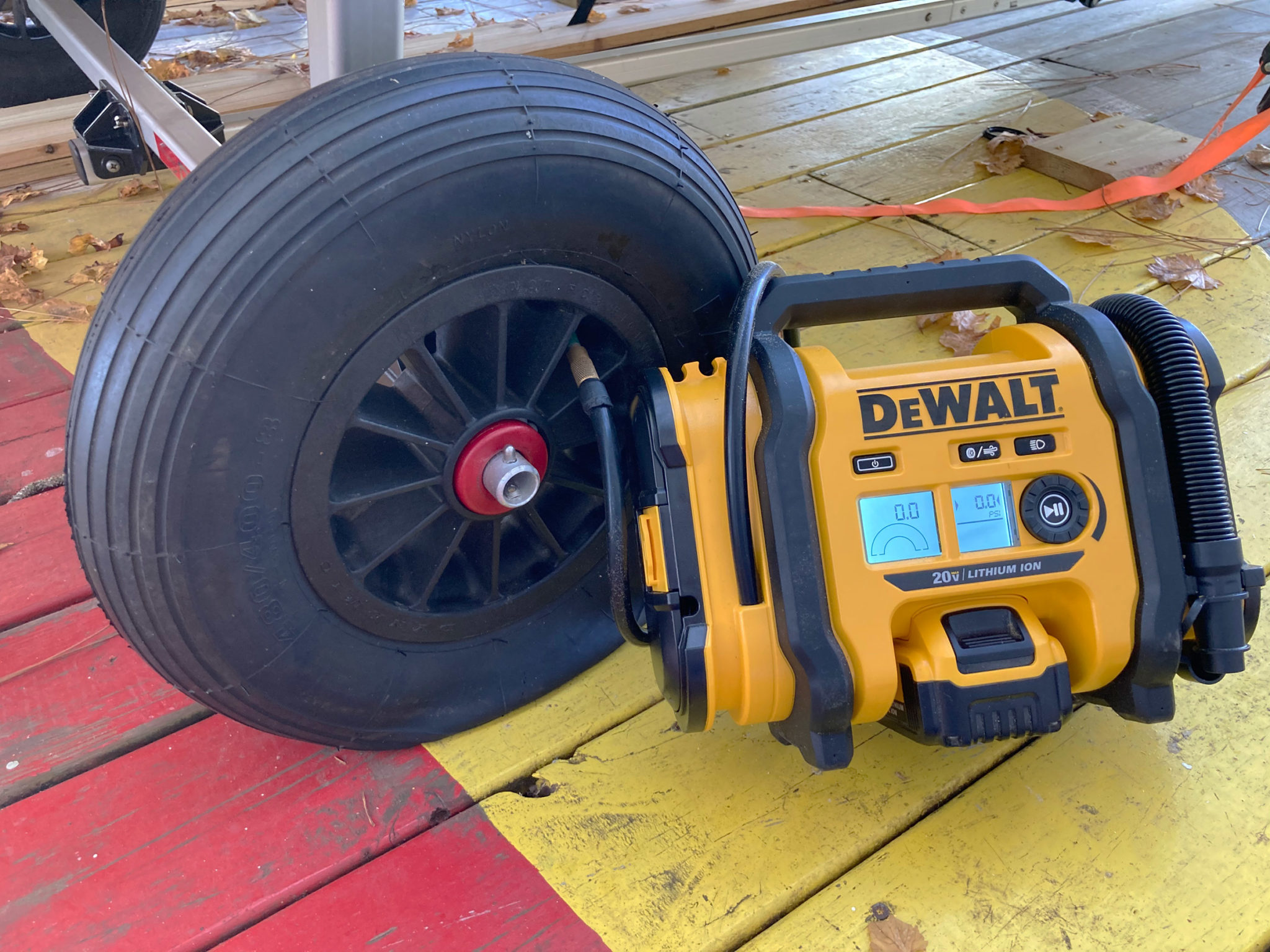 DeWalt's Cordless Air Inflator Small Boats Magazine