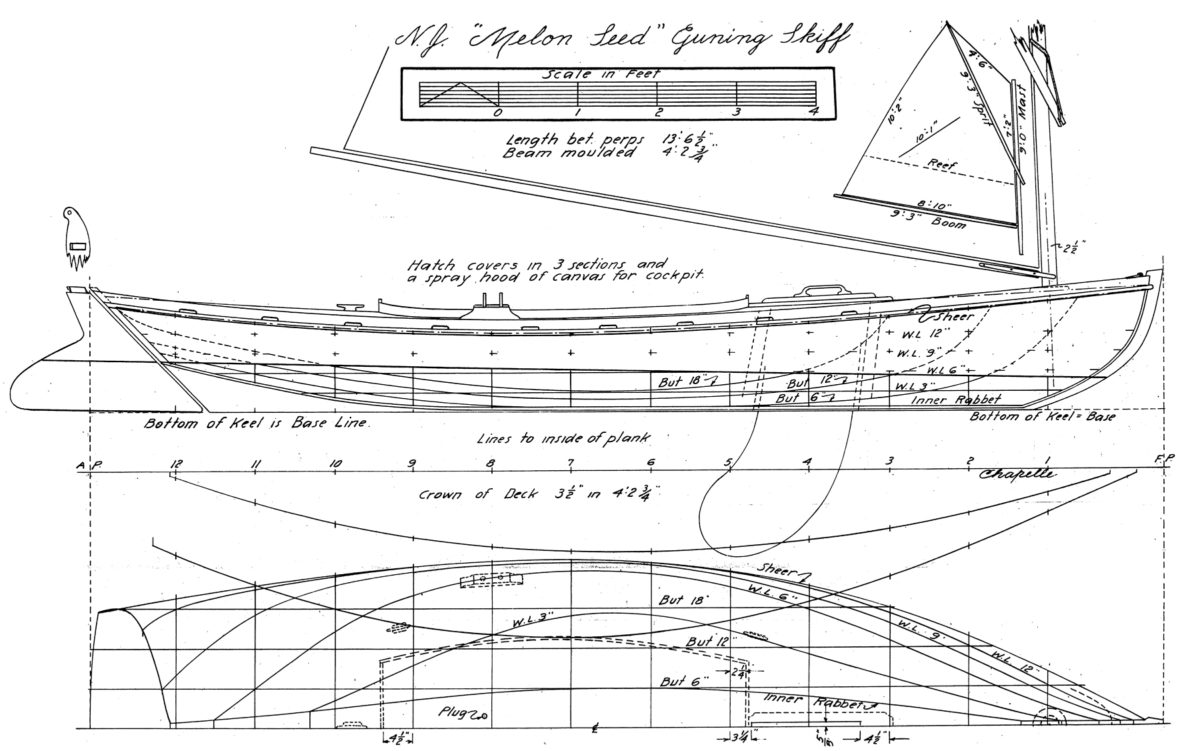 melonseed sailboat plans