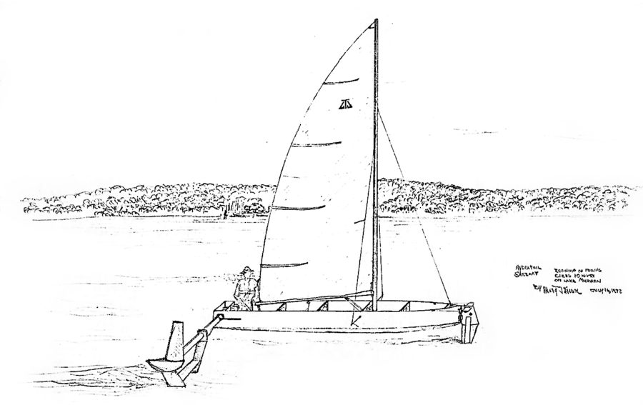 Hydrofoil Sailboat Design Hydrofoil Cross Section View - madsamplarbooks