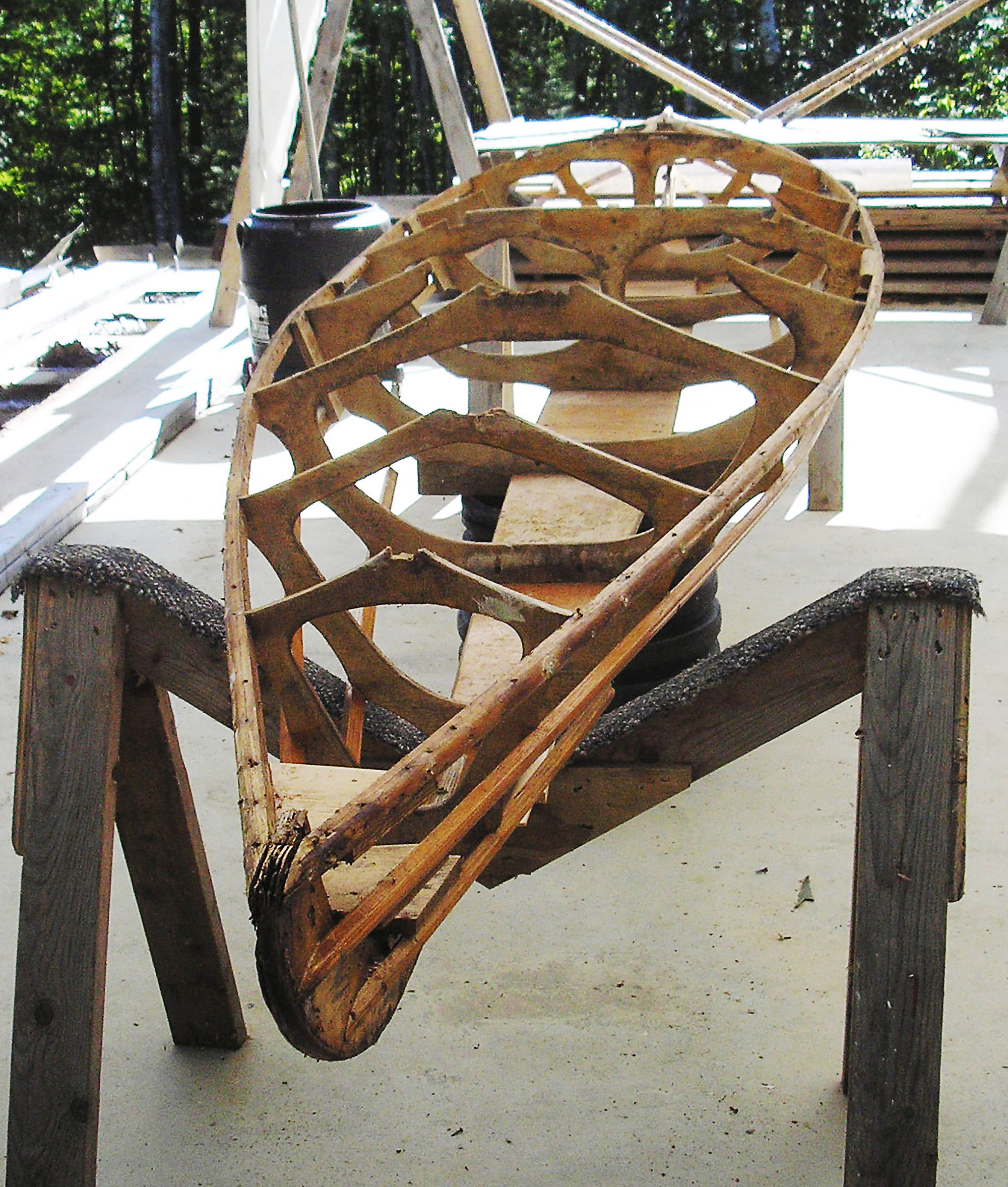 New Life for a Vintage Kayak Small Boats