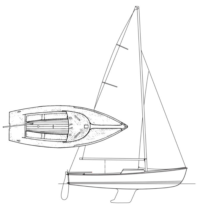 american 19 sailboat