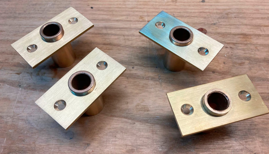 Jon Boat Oar Lock 2-Pack Aluminum Oar Lock Sockets - 14mm Round Gunwale Sockets For Jon Boats & Rowboats Boat Oars