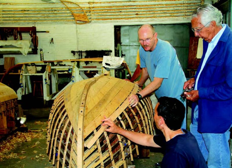 building a wood sailboat