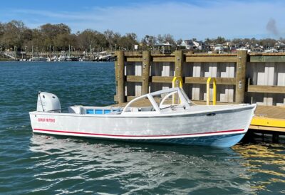 Albury Runabout Docked on the Water