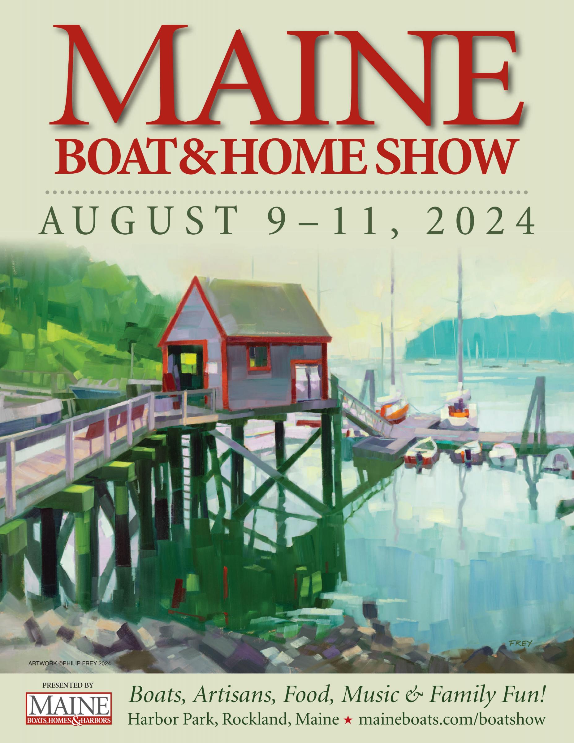 Maine Boat & Home Show Poster