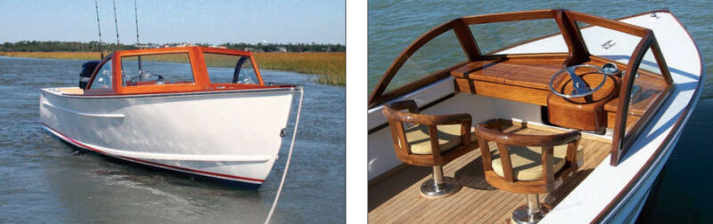 Exterior and interior pictures of an Albury runabout.