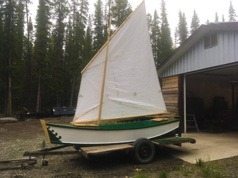 Mayfly 14 on trailer