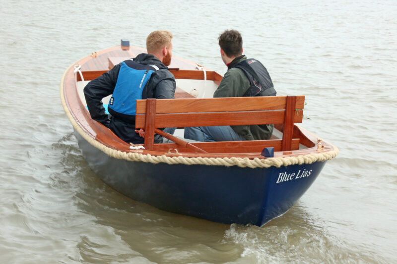 BLUE LIAS, a newly-launched Gartside #261 double-ender.