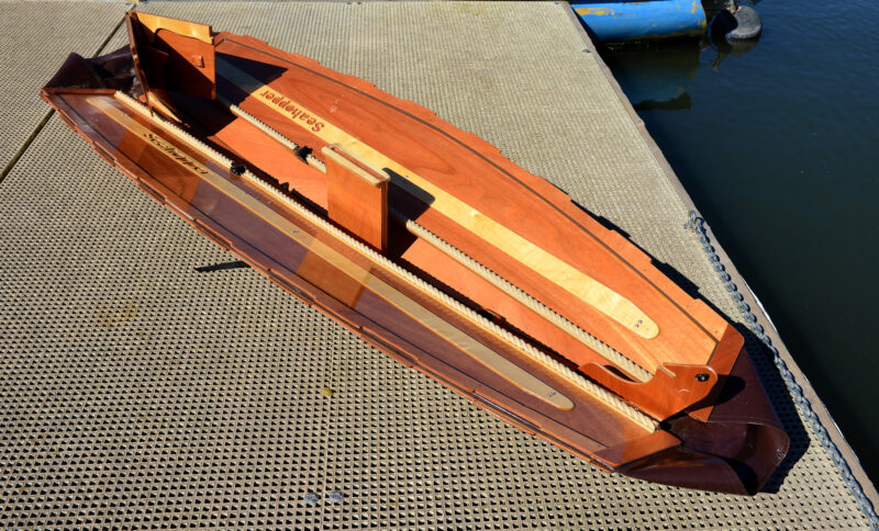 Seahopper Lighter unfolding for assembly.