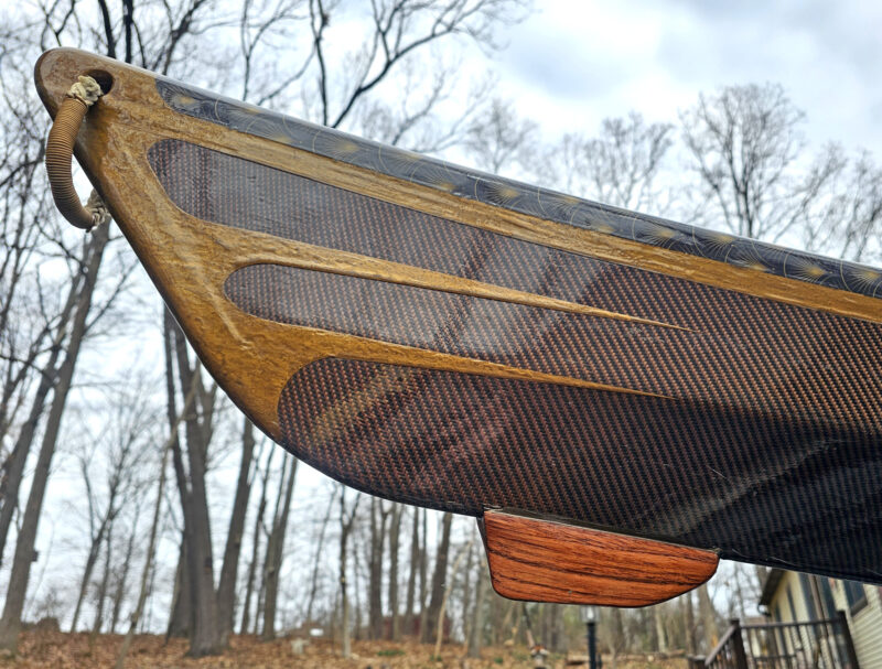 A fixed skeg on a Shearwater 14