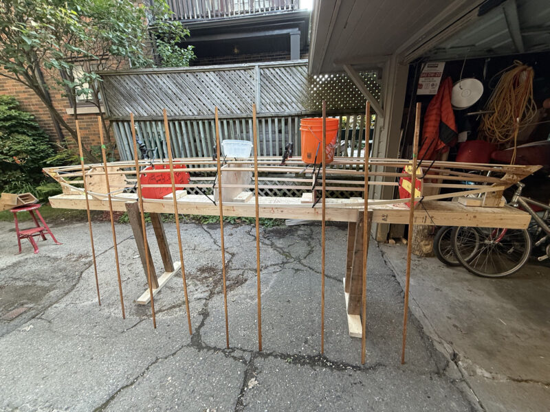 Urban Boat kayak under construction