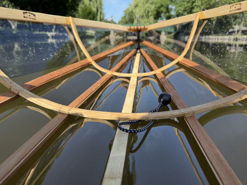 Bow of ultralight see-through kayak, PHEATHER 2