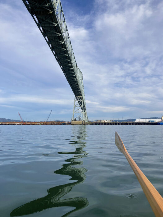 Lewis and Clark Bridge across the Columbia River.