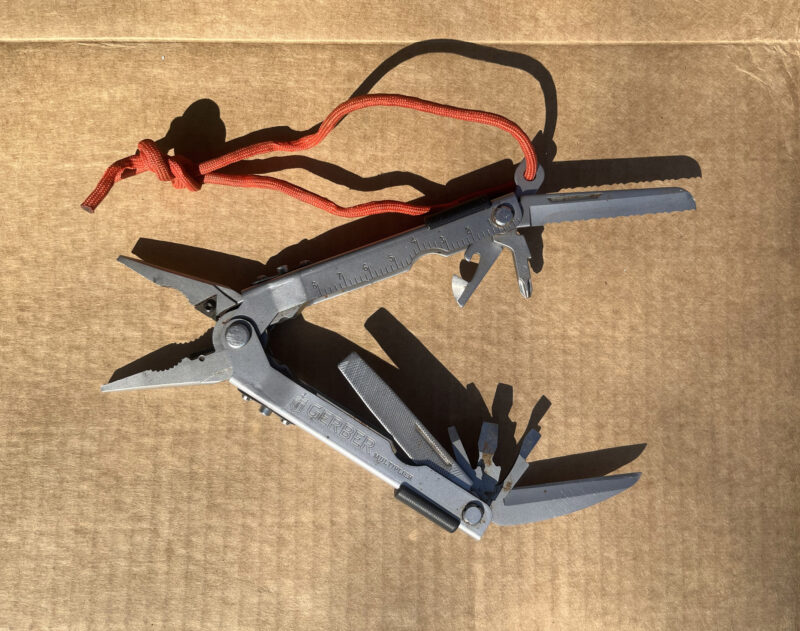 Gerber Multi-Plier 600 with all tools opened.