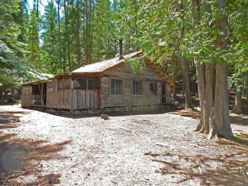 Vinther-Nelson cabin on Eight Mile Island in Priest Lake, Idaho.